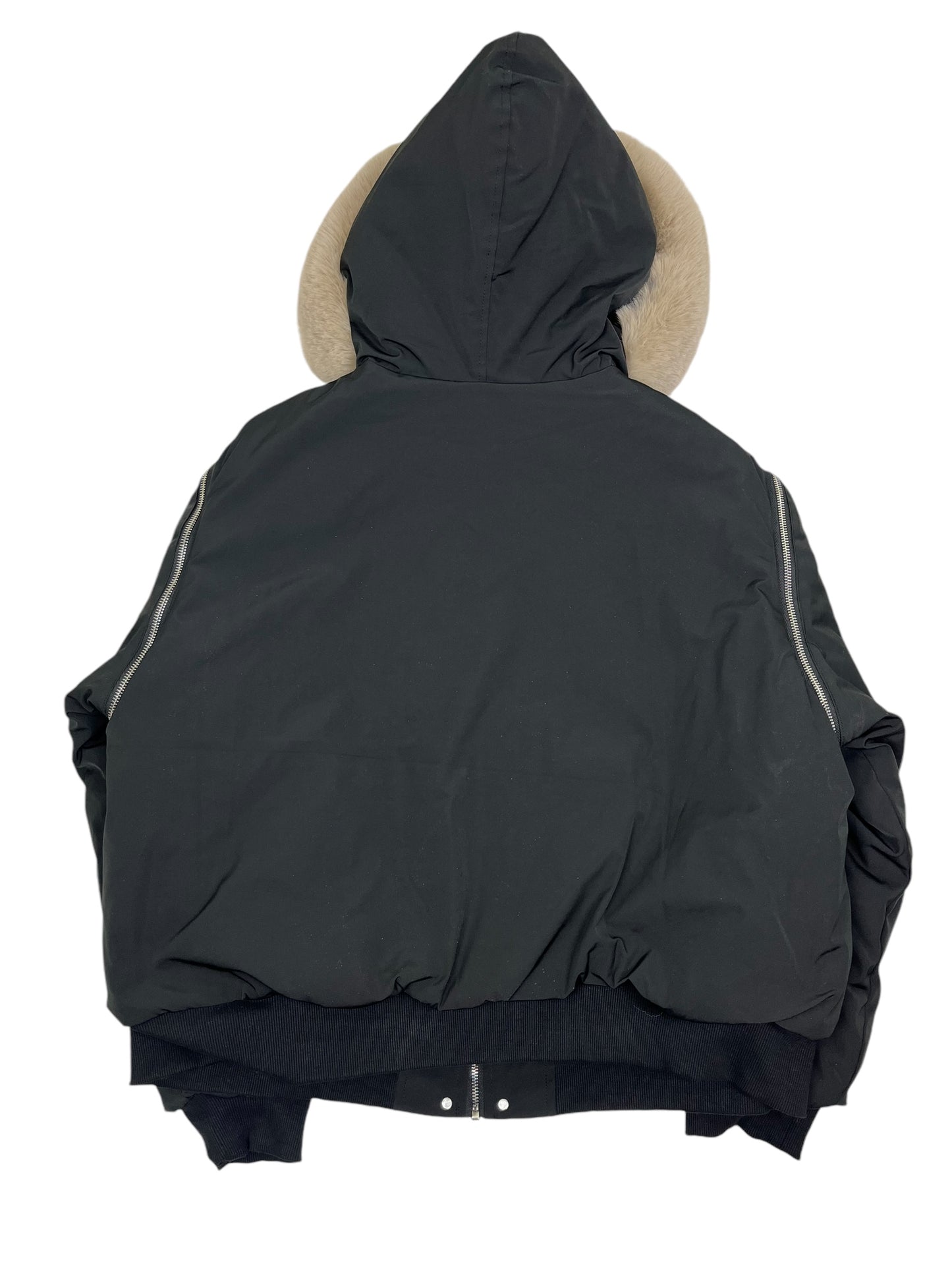 Le Fam Fur Hood Puffer - (NEW) L