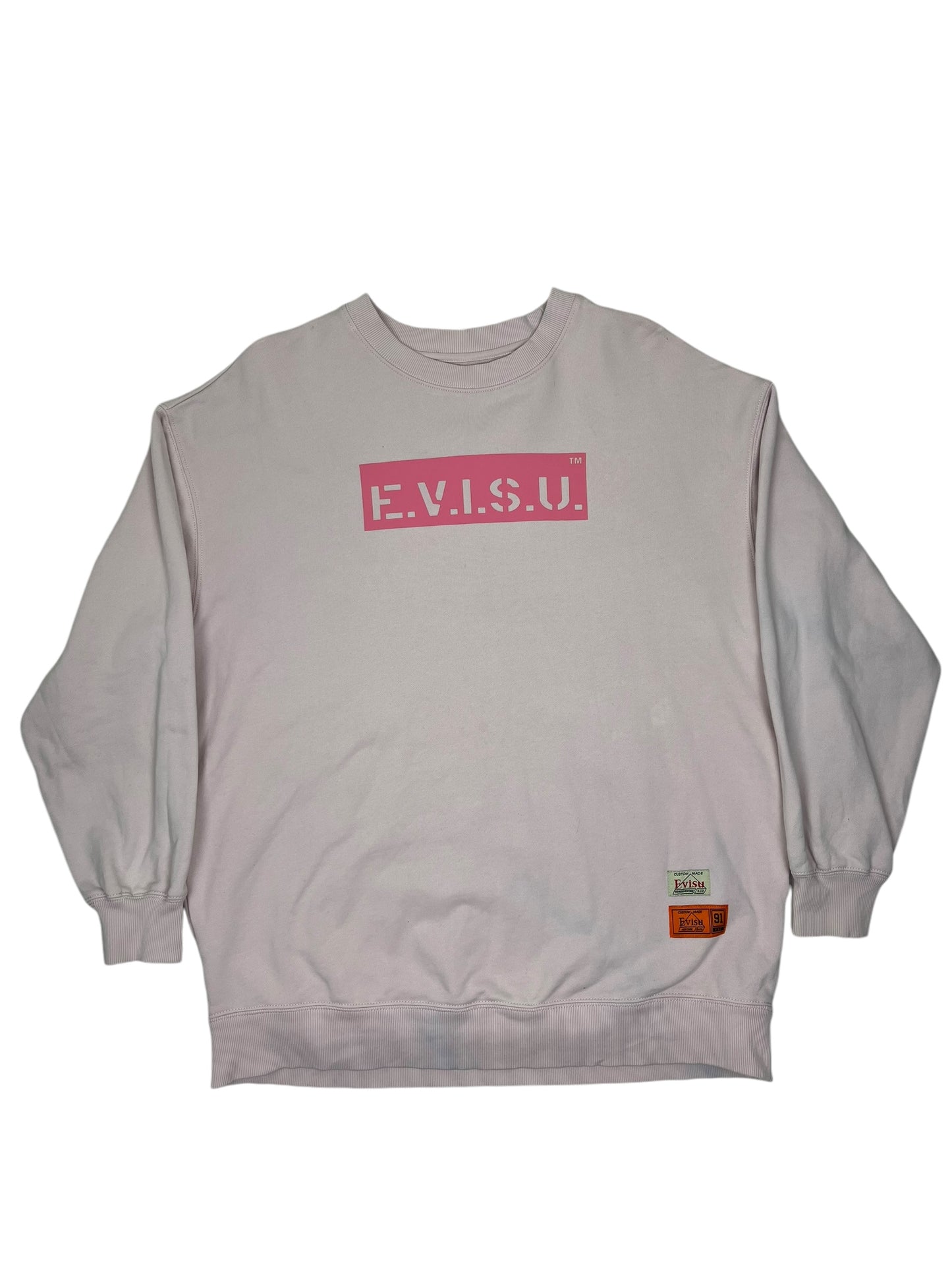 Evisu Military Logo Crewneck Pink - (GRADE B) S