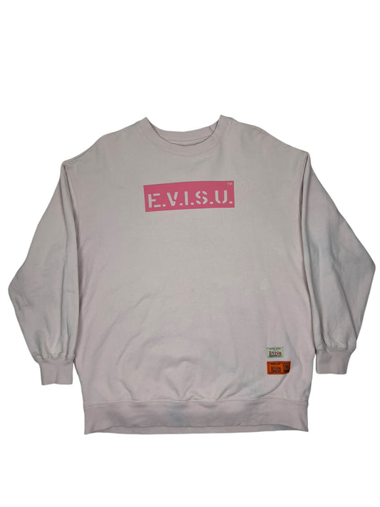 Evisu Military Logo Crewneck Pink - (GRADE B) S