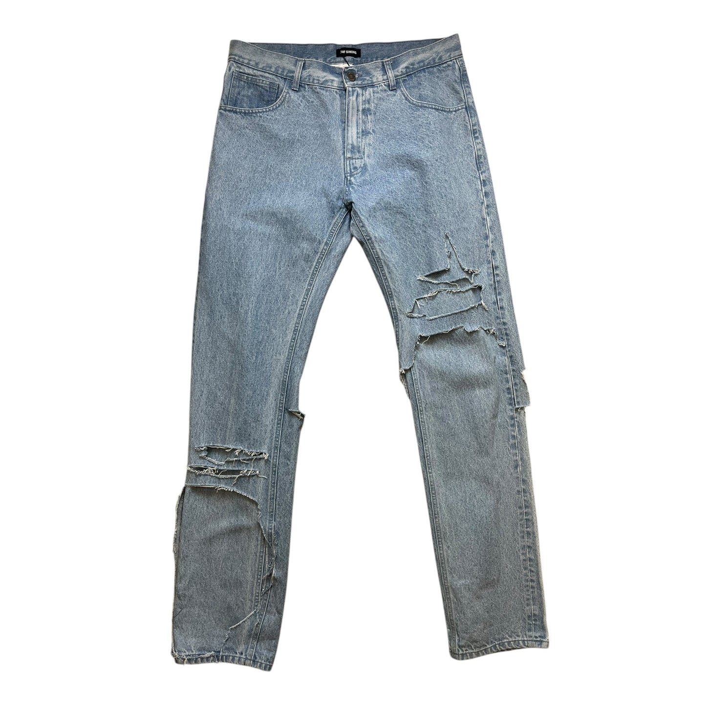 Raf Simons Distressed Denim - W32