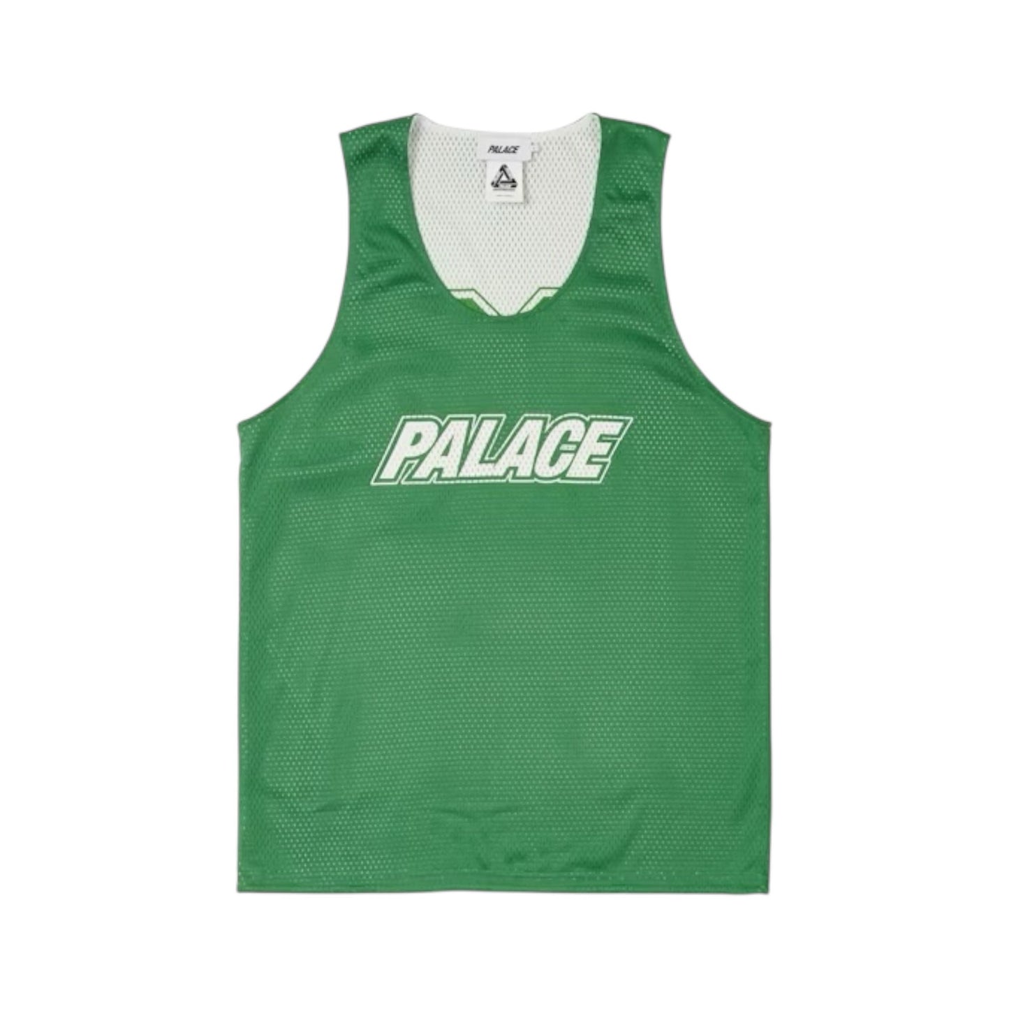 Palace Reverso Mesh Vest green|white