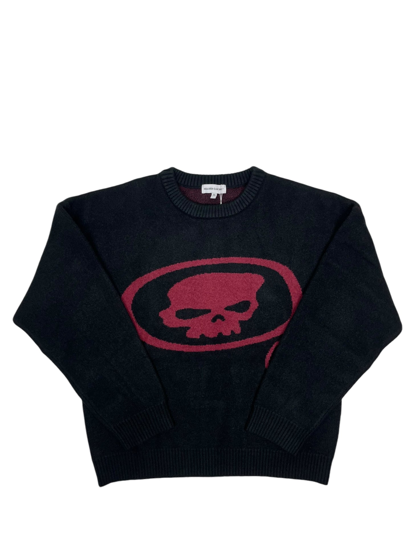 Heaven Can Wait X Hideyoshi Black/Red Knit (NEW) XL