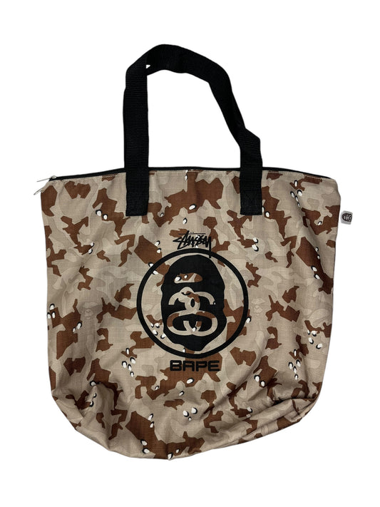 Bape X Stussy Camo Tote - (NEW)