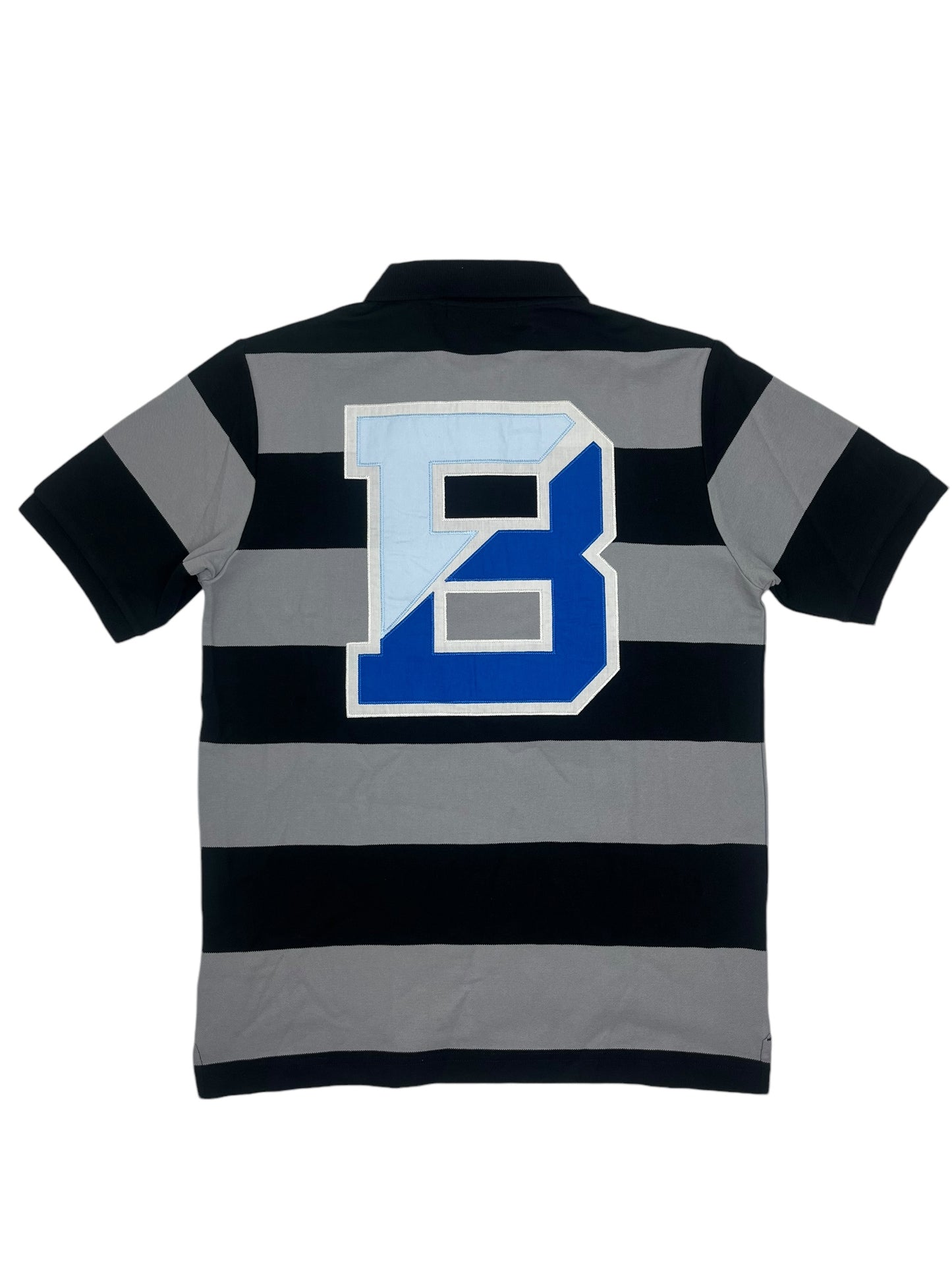 Billionaire Boys Club Collegiate Striped Black/Grey Polo - (NEW) M