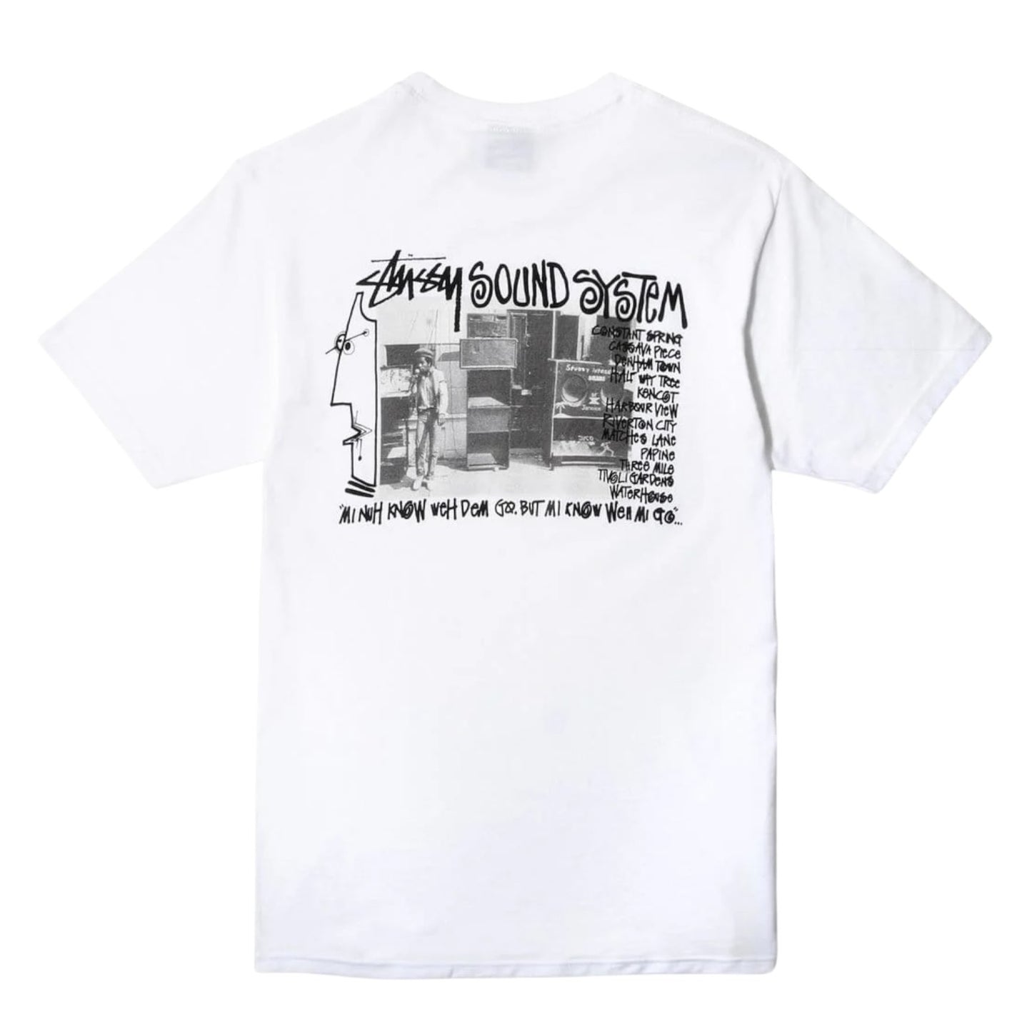 Stussy SoundSystems Tshirt white