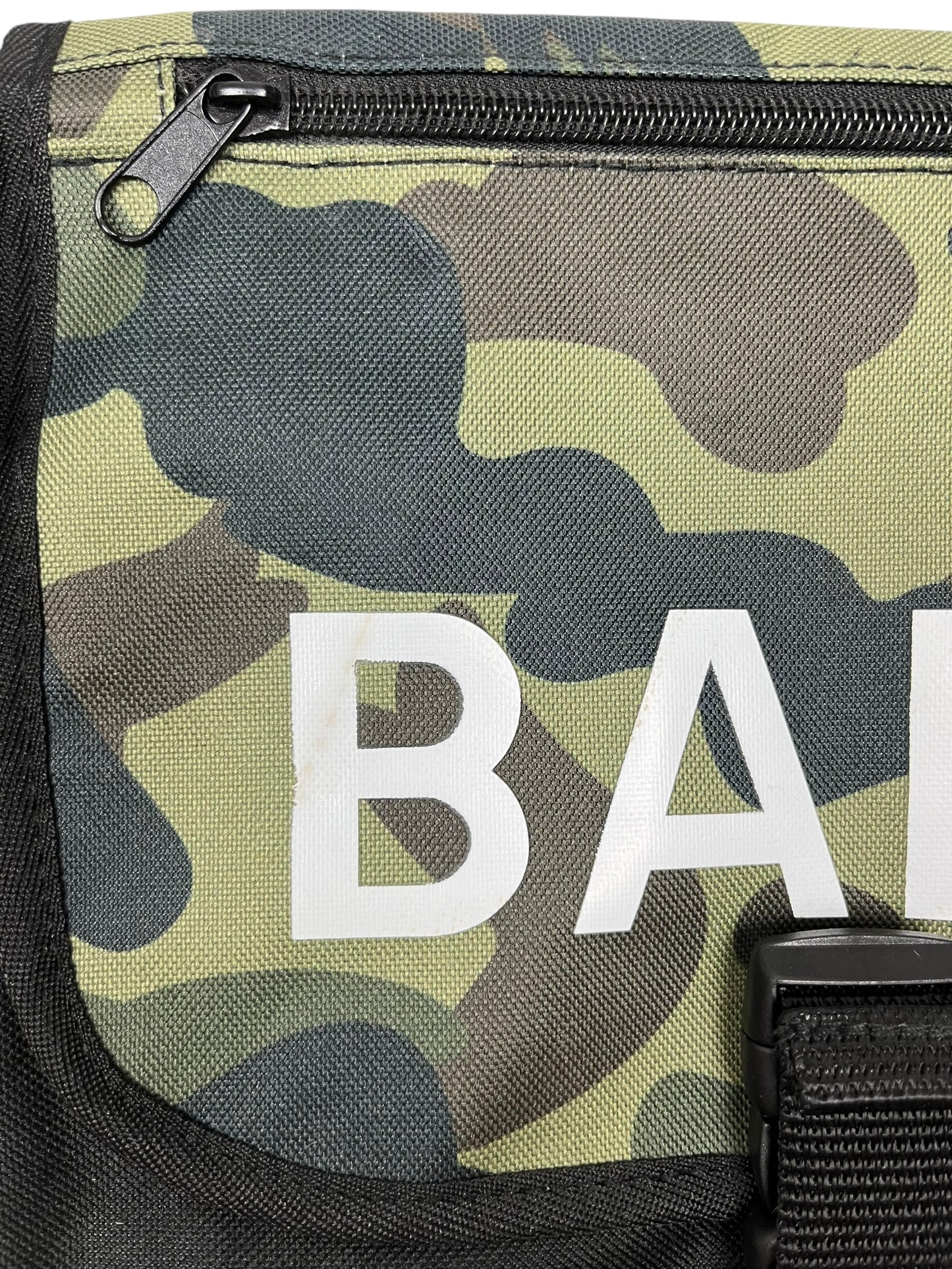 Bape Spellout Camo Pouch Bag Green - (NEW)