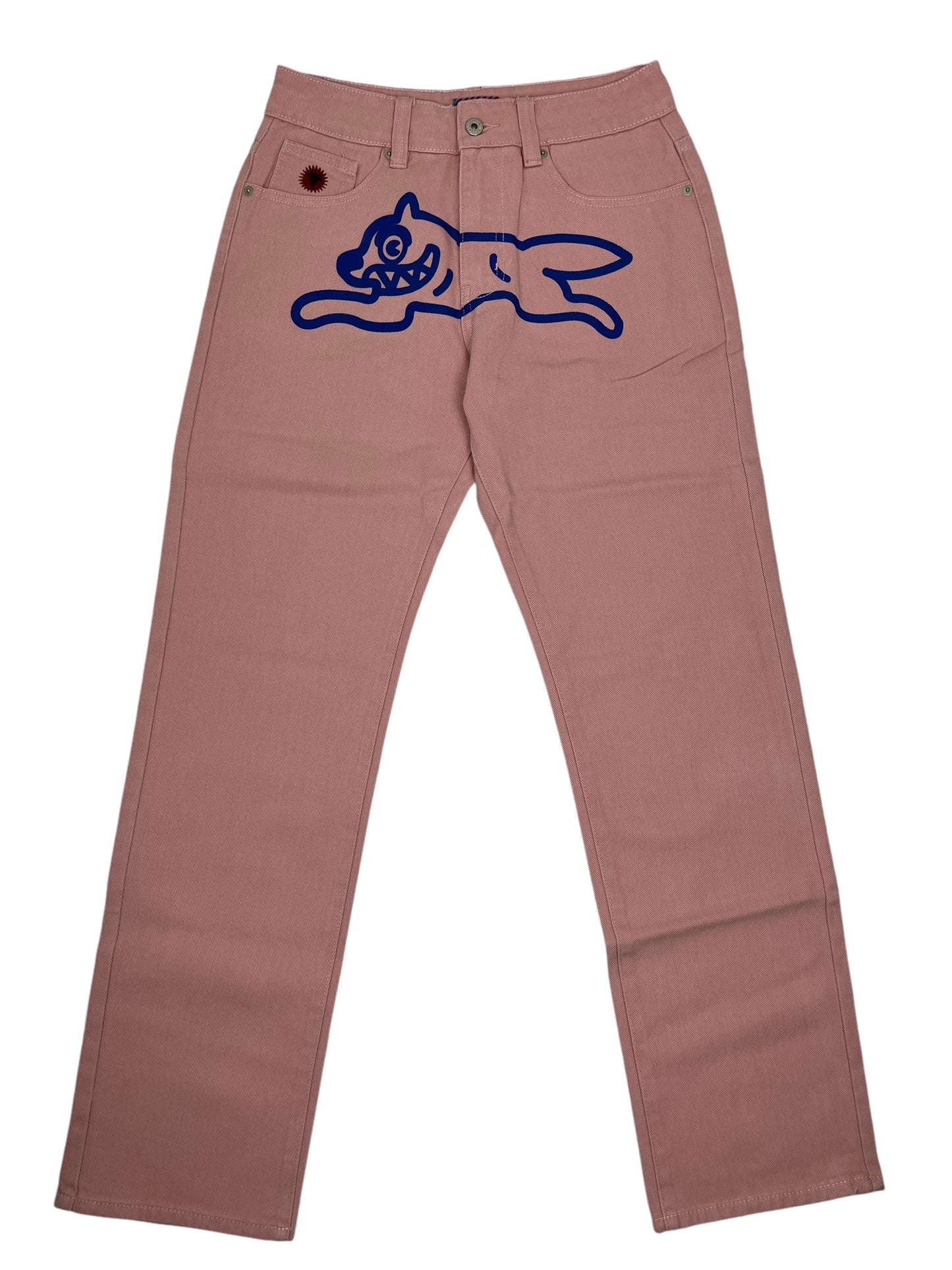 BBC Ice Cream Running Dog Pink Denim Pants (NEW)