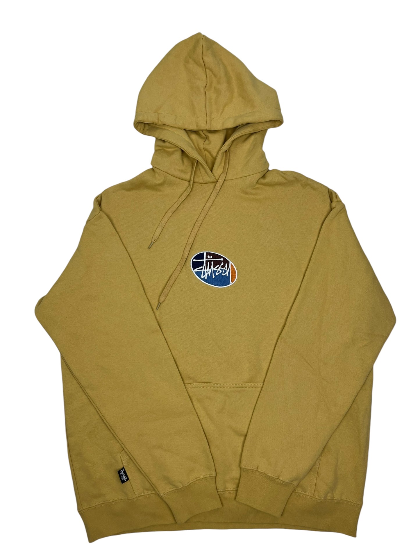 Stussy Oval Logo Yellow Hoodie (NEW)