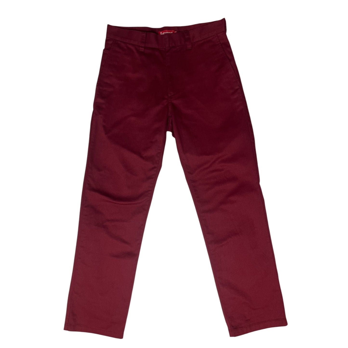 Supreme Trousers burgundy - (GRADE A) / W30