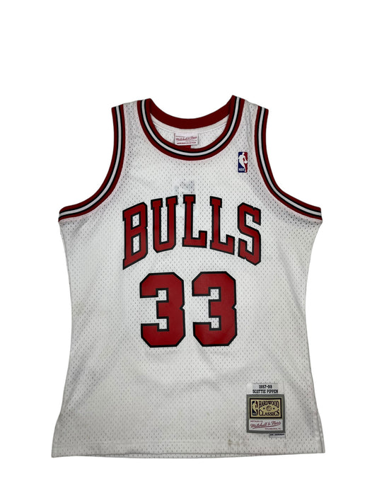 NBA Chicago Bulls Pippen 33 Basketball Vest - (NEW) M