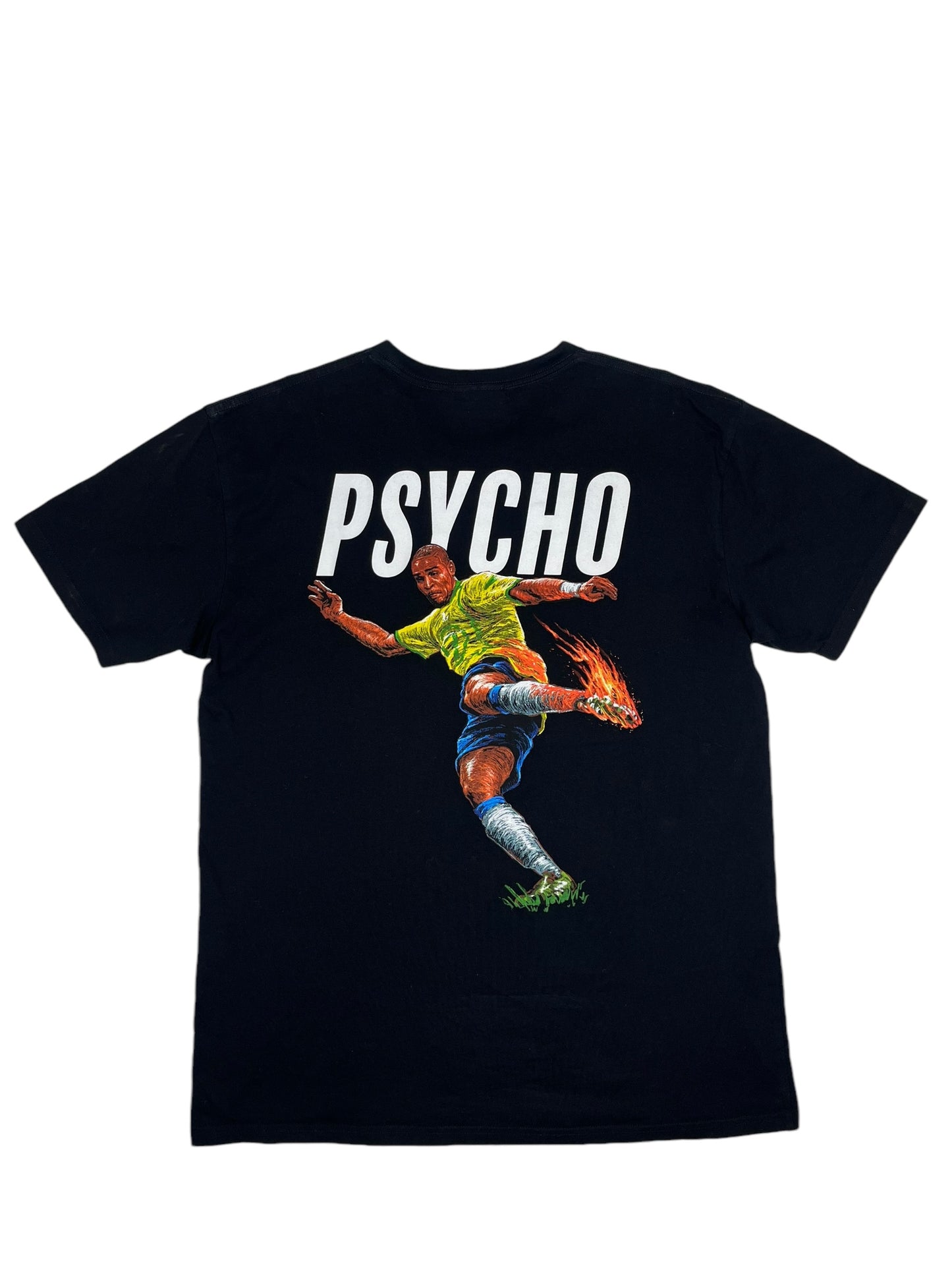 Psycho Footballer T Shirt Black - (GRADE A) XL