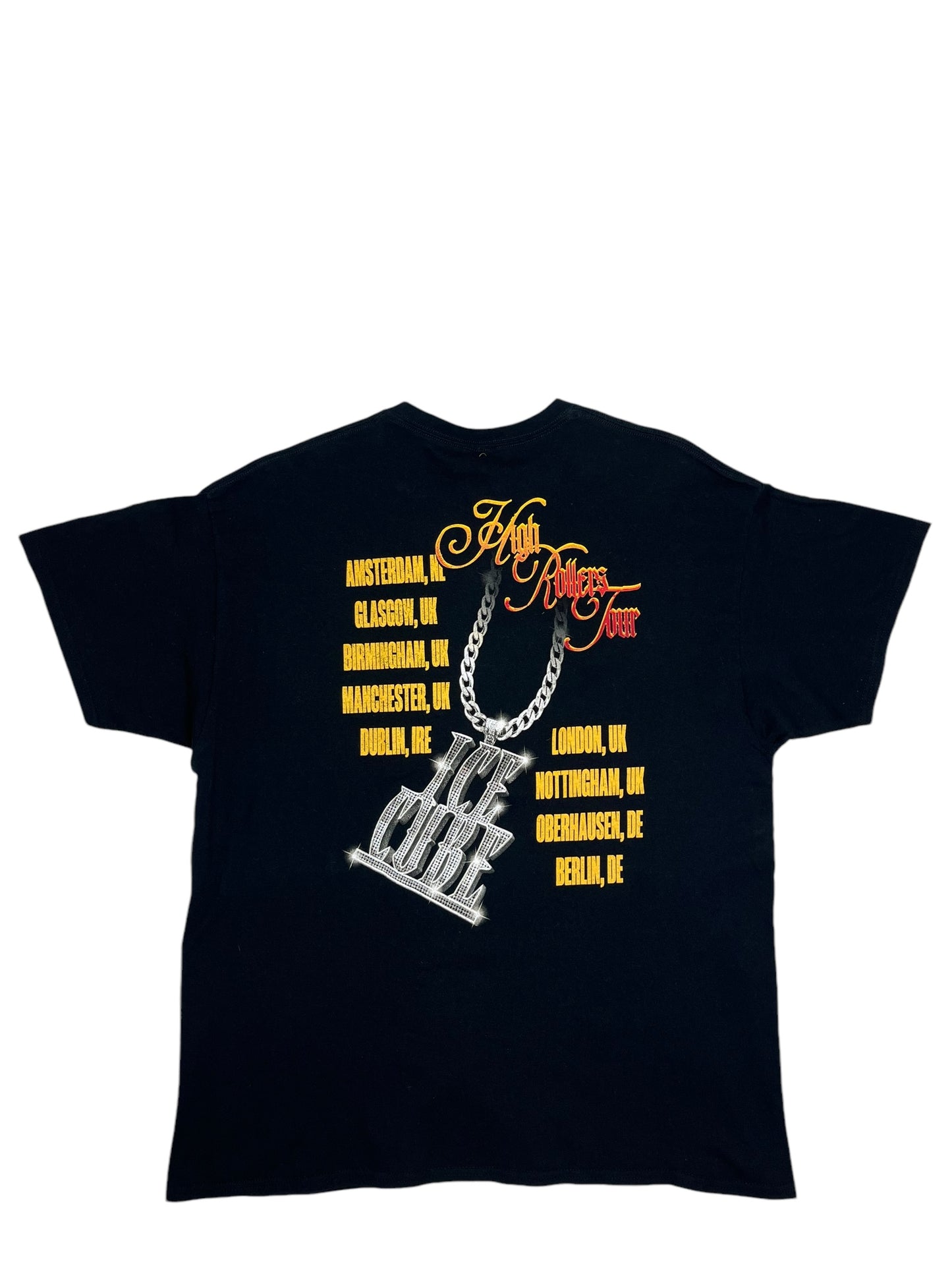 Ice Cube High Rollers Tour T Shirt Black - (GRADE A) XXL