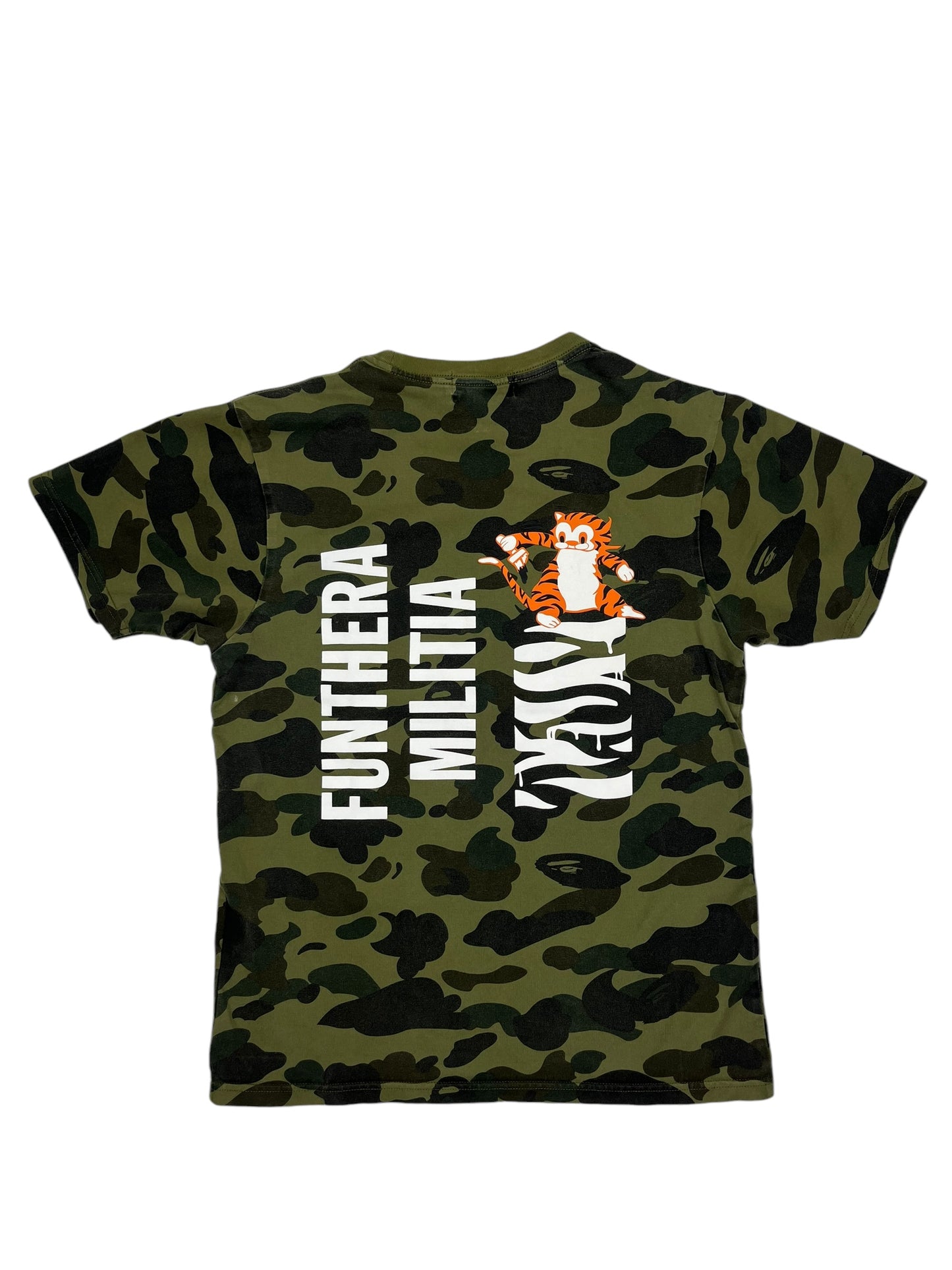 Bape Tiger Zip Camo T Shirt - (GRADE B) S