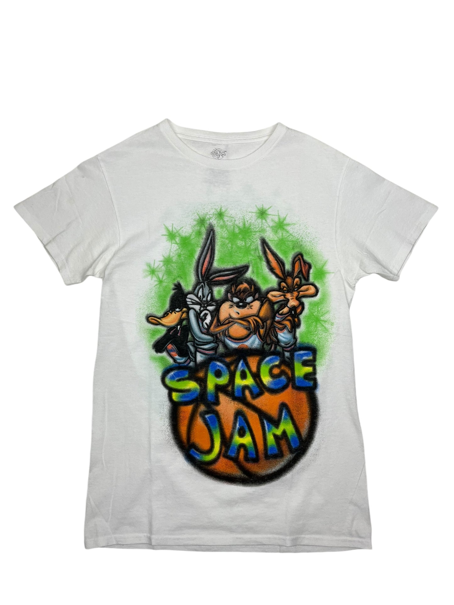 Space Jam Graphic T Shirt White - (GRADE A) S