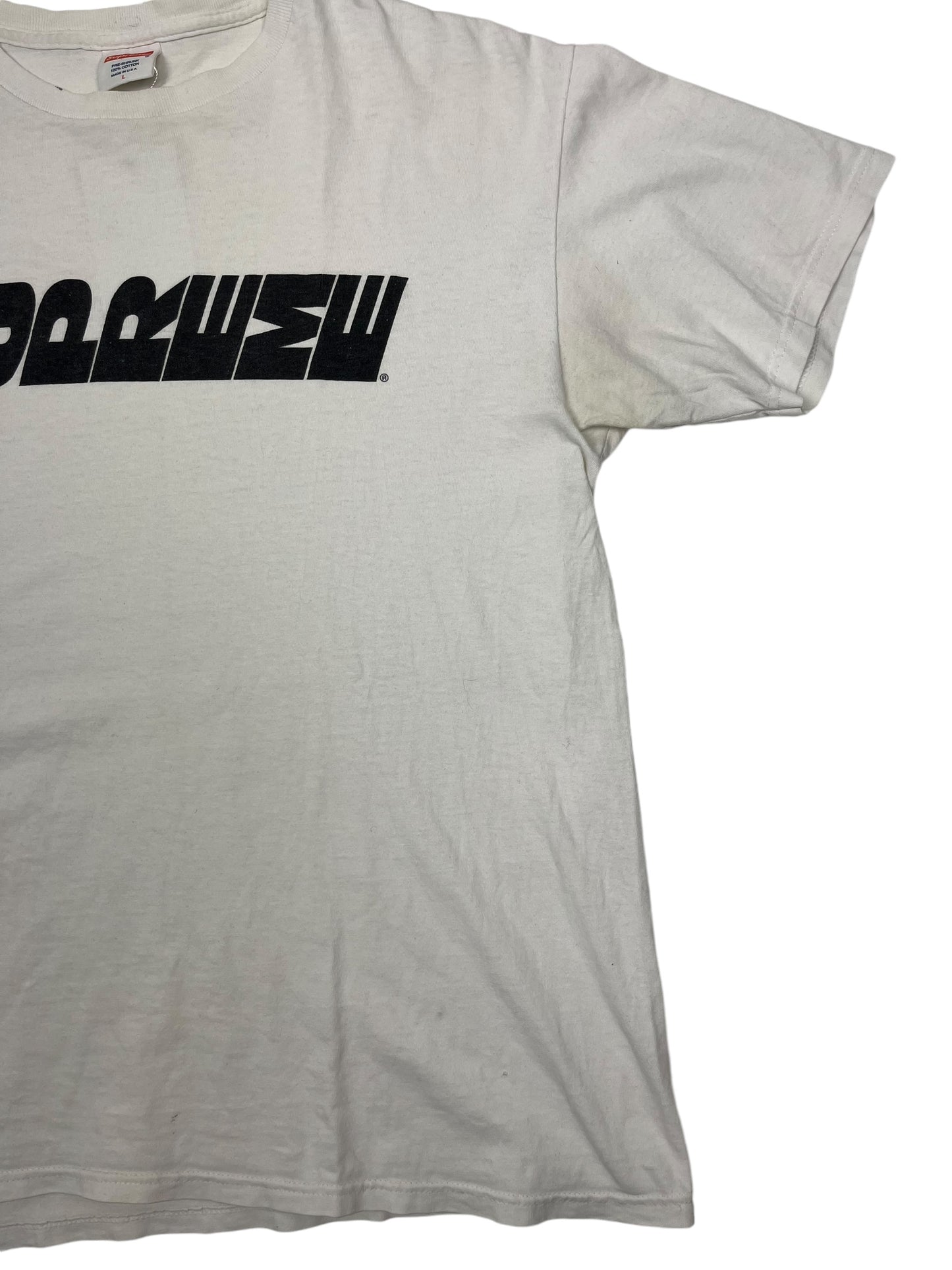 Supreme Sideways Graphic T Shirt White - (GRADE A) L