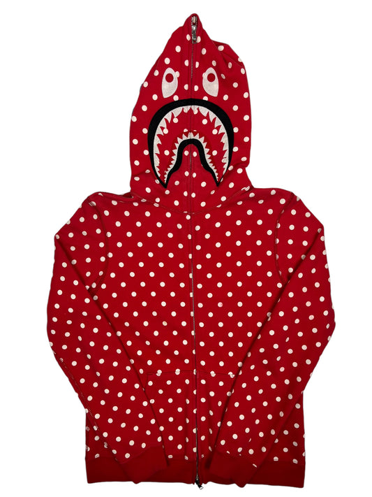 Bape Polkadot Shark Full Zip Hoodie - (GRADE A) S