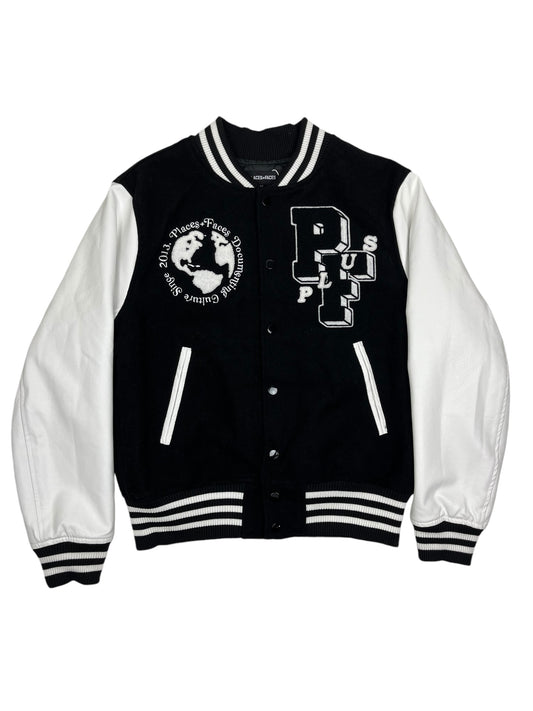 Places+Faces Varsity Jacket Black - (NEW)