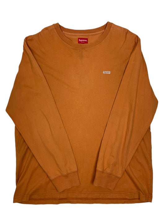 Supreme Longsleeve T Shirt Orange - (GRADE B) XL