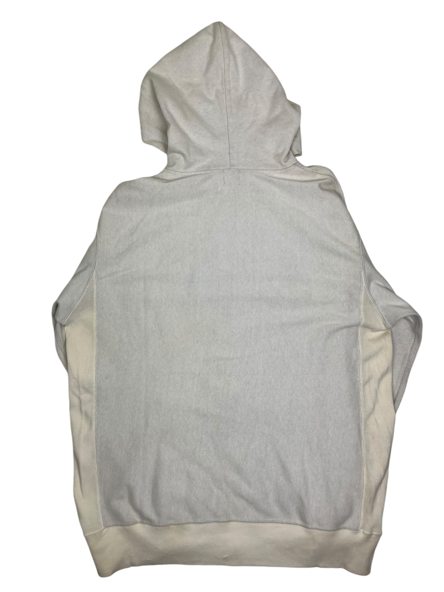 Bape Bold Letter Zip Hoodie White - (GRADE B) XL