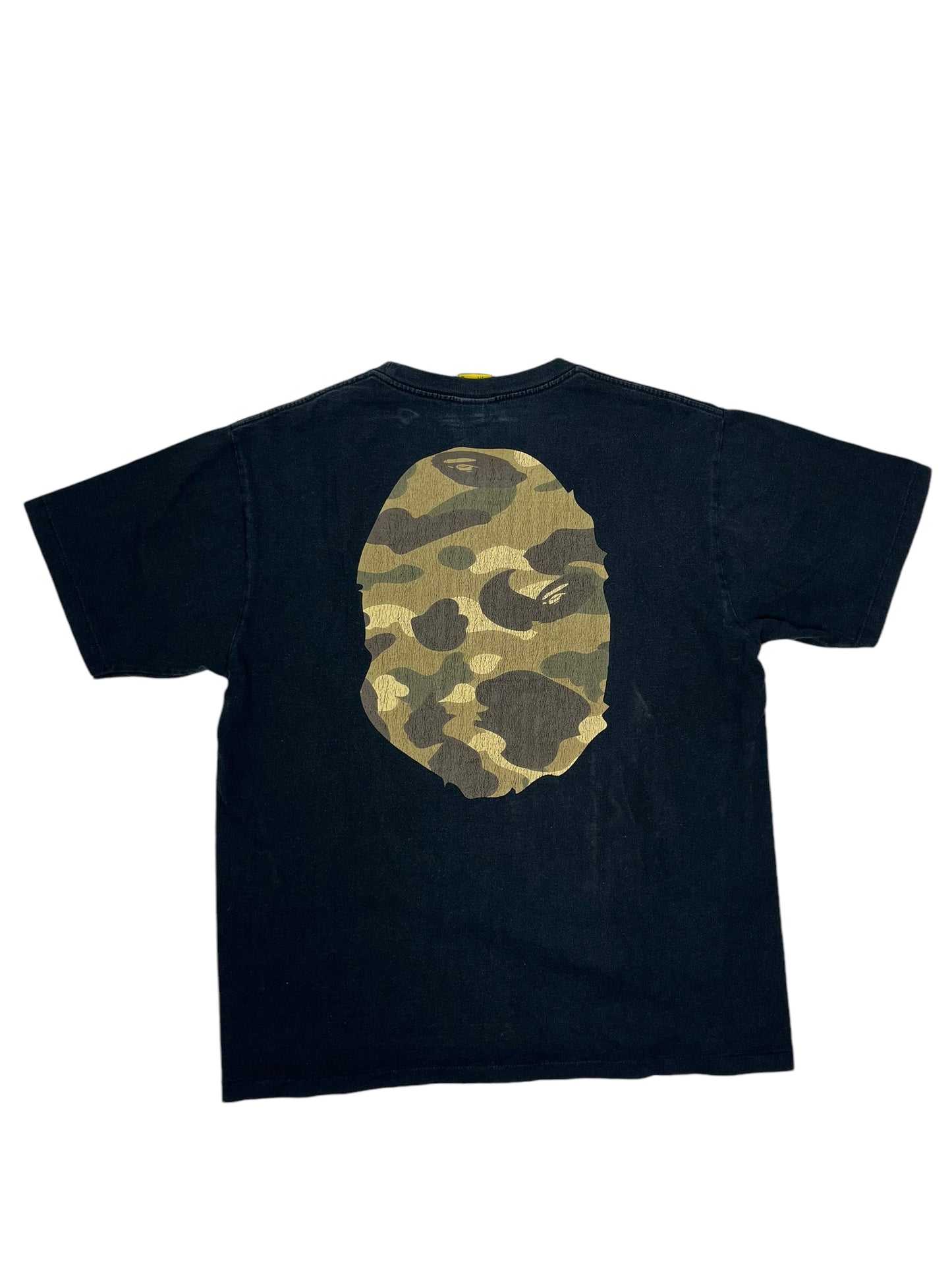 Bape 1st Camo Big Ape T Shirt Black - (GRADE B) L