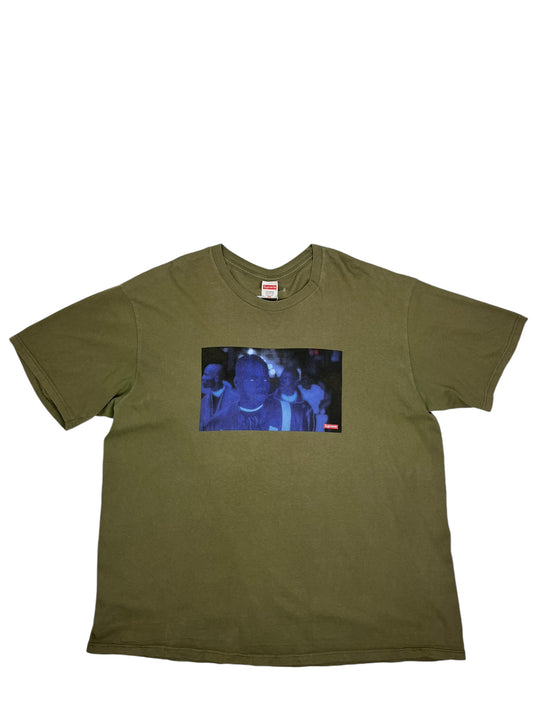 Supreme Nas Belly T Shirt Green - (GRADE B) XXL