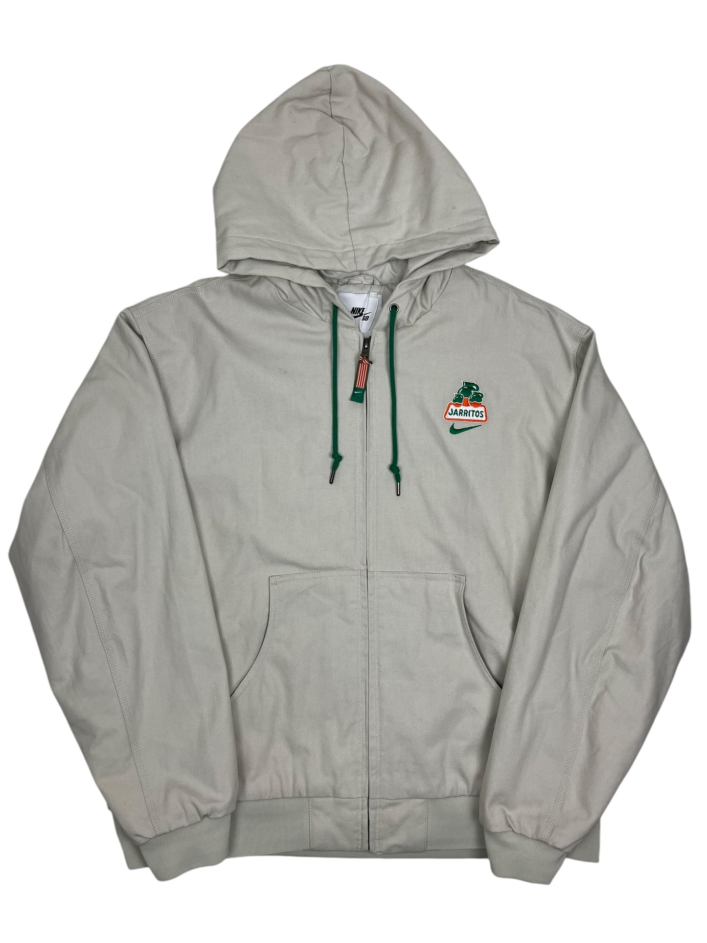 Nike SB Jarritos Canvas Zip Hoodie Grey - (GRADE B) L