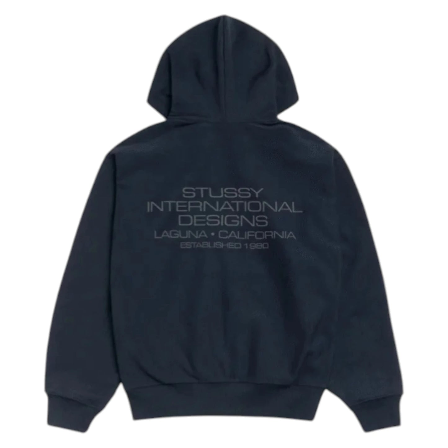 Stussy International Designs Zip Up Hoodie navy - L