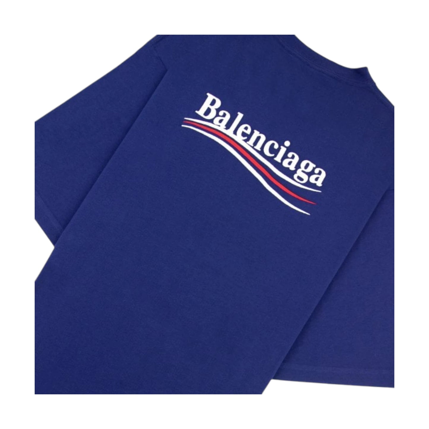 Balenciaga Political T-shirt blue - (RRP £535)