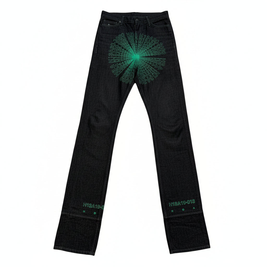 HBA Spiral Graphic Jeans - XL