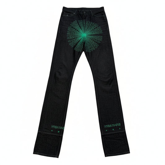 HBA Spiral Graphic Jeans - XL