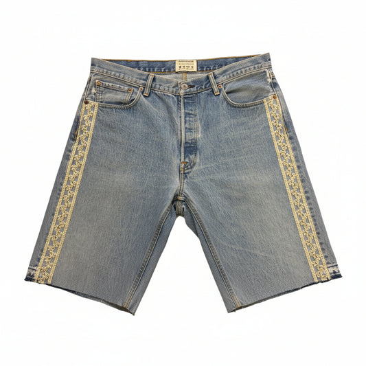 Jeanius Bar Atelier Denim Pearl Jorts - W34