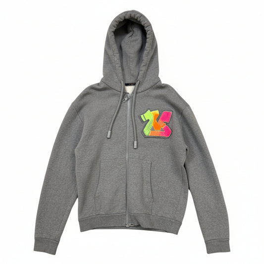 Louis Vuitton Zip Up Hoodie grey - M