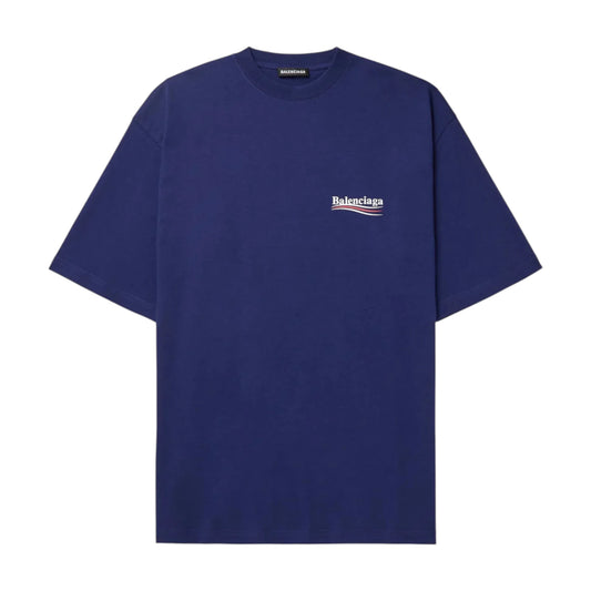 Balenciaga Political T-shirt blue - (NEW) (RRP £535)