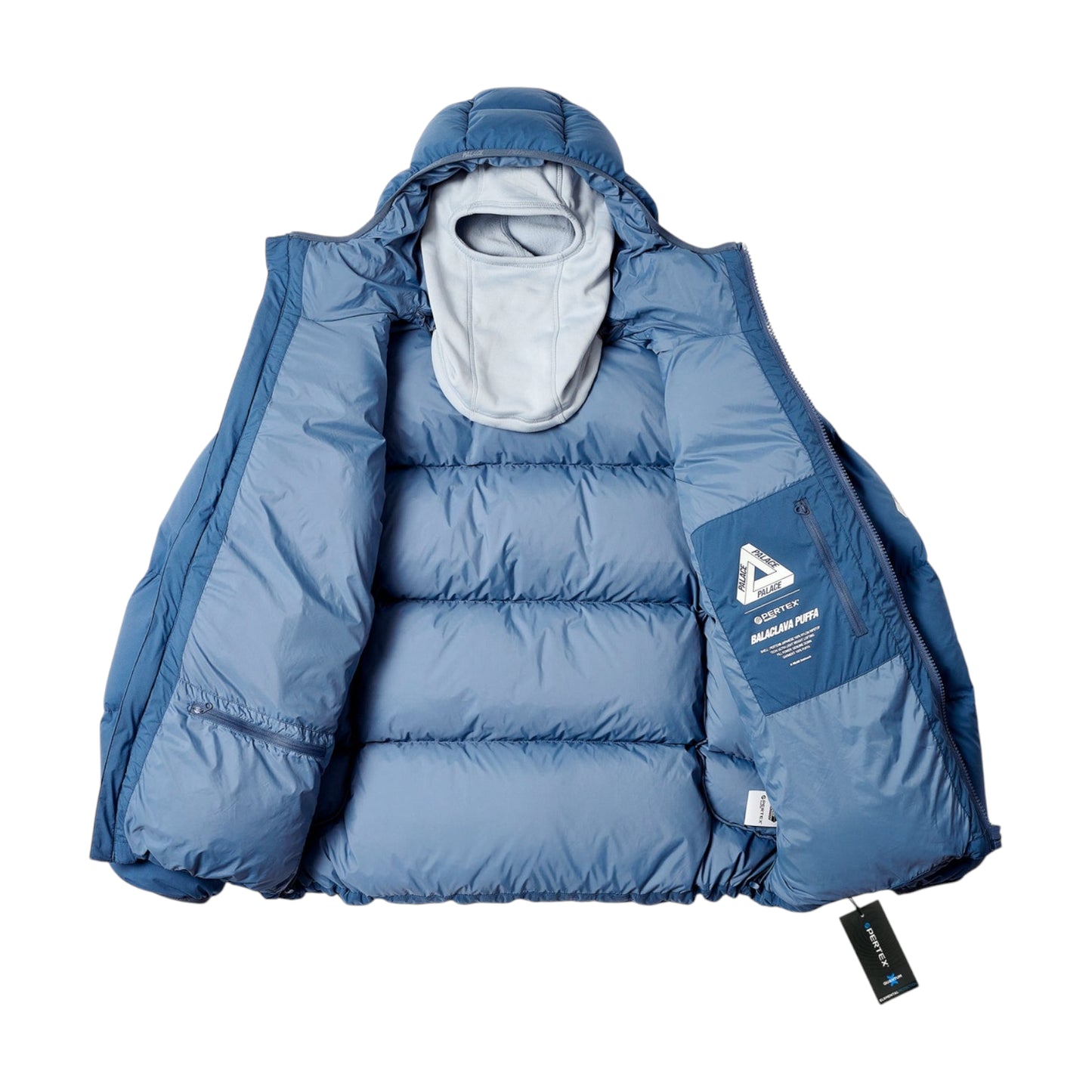 Palace Balaclava Pertex Puffer blue