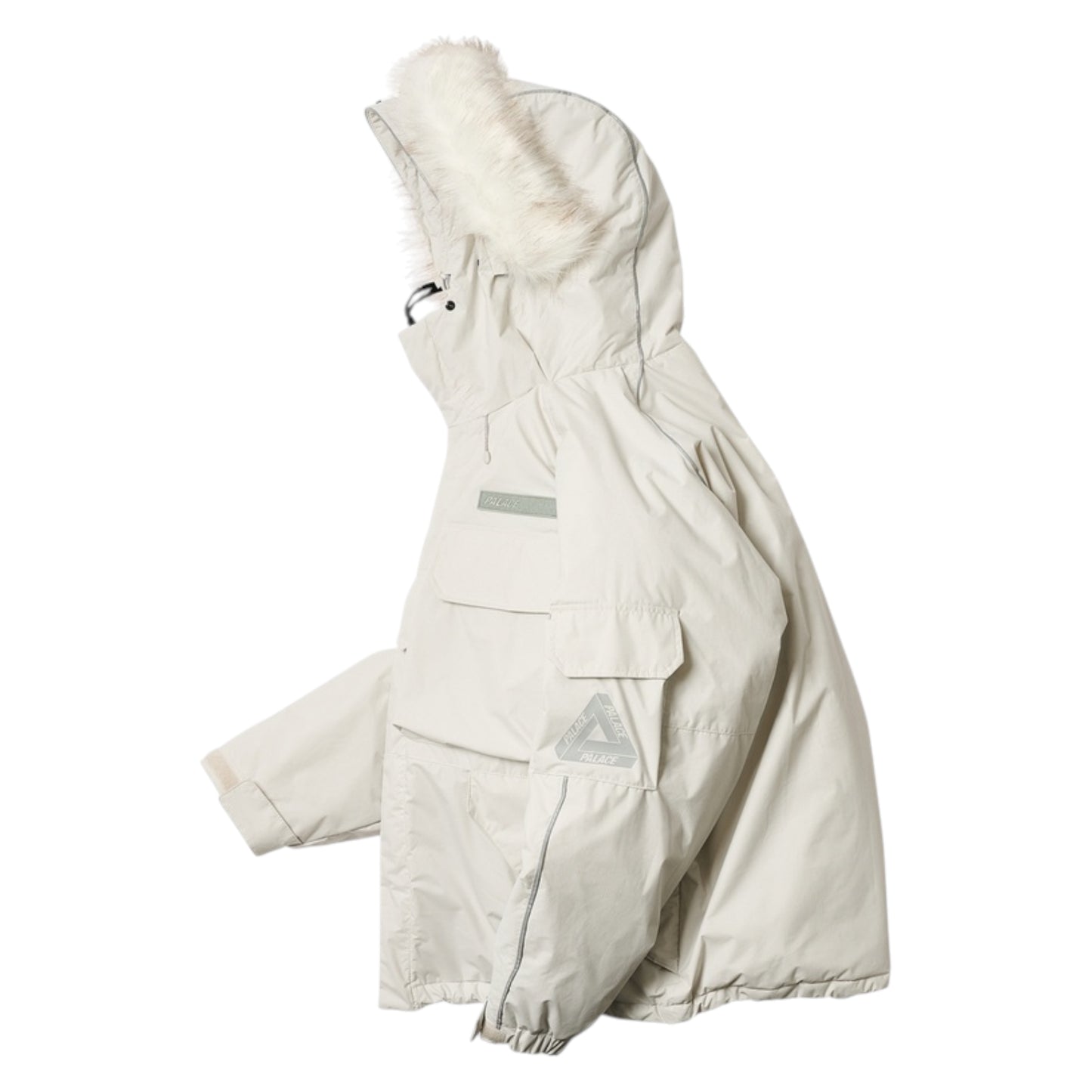 Palace PCWS Hooded Jacket ice grey - L