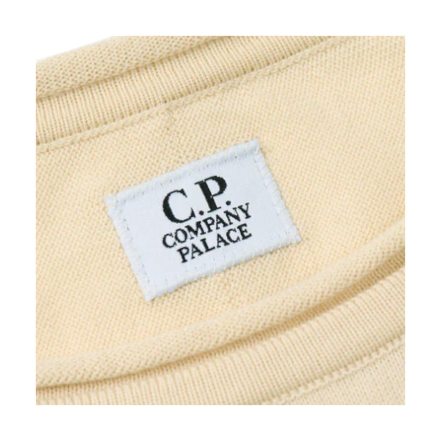 Cp Company X Palace Knitted Sweatshirt cream - M